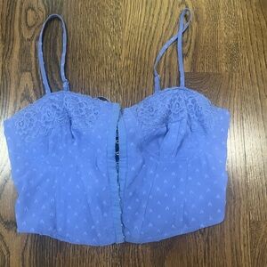 La Hearts Periwinkle Cami with Lace Detail